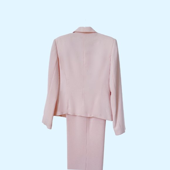 Peter Nygard 2 Piece Pale Pink Pantsuit Size 6 - Picture 4 of 4